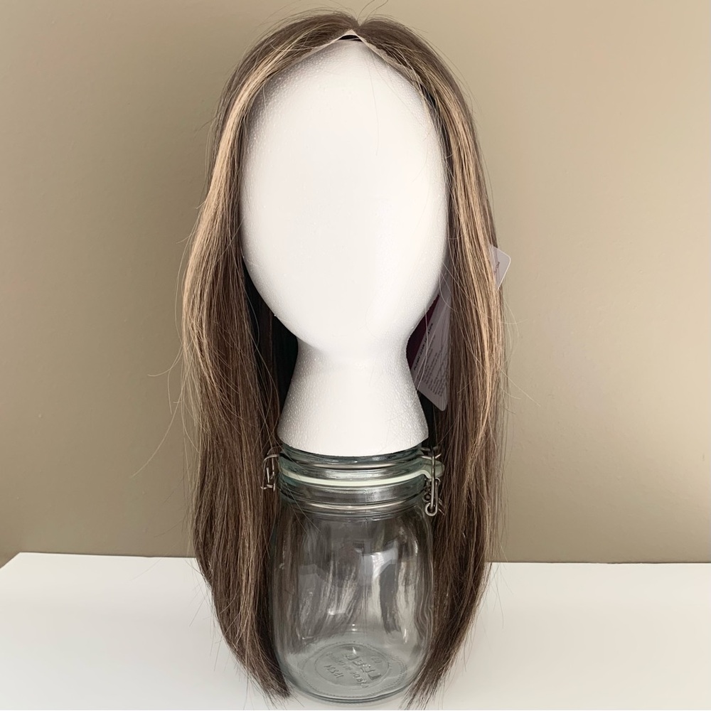 Human hair topper Airy Elegance by Uniwigs - Picture 11 of 12